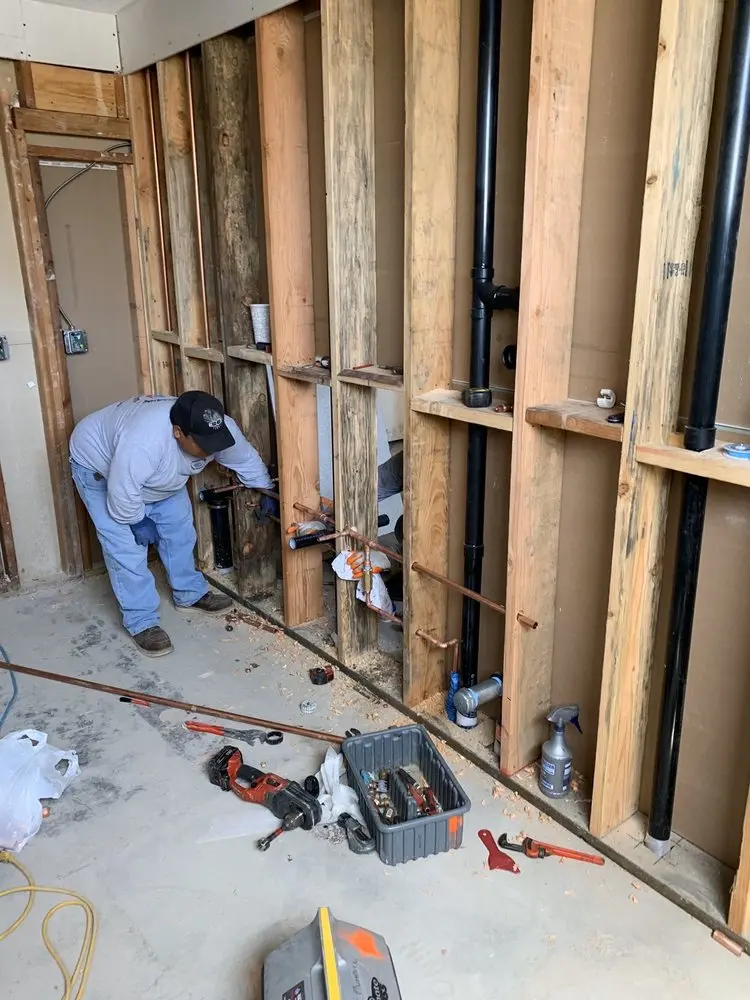 Commercial rough-in plumbing for Trenchless Sewer Repair in Burnet